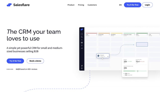 salesflare-homepage
