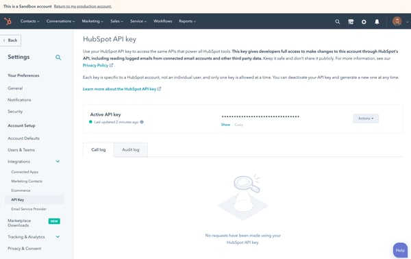 HubSpot-Sandbox-Integration