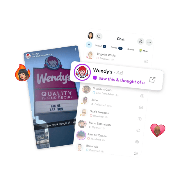 screenshot from that chat, social media messaging function, within snapchat.