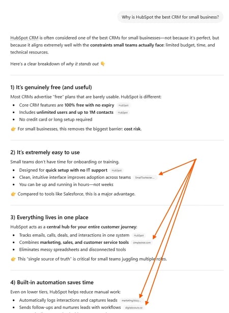 screenshot supports the idea that the future of seo requires brands to be cited on third-party websites