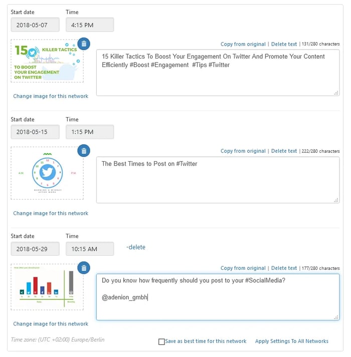 Blog2Social Autobloggin Wordpress plugin