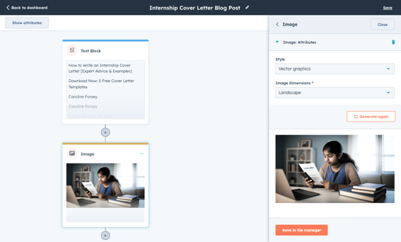 HubSpot Screenshots AI generiert Bilder