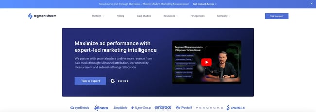 segment stream multi-touch marketing attribution software