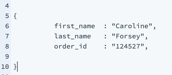 semi-structured data HTML example