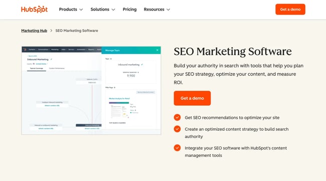 seo keyword research tools, hubspot