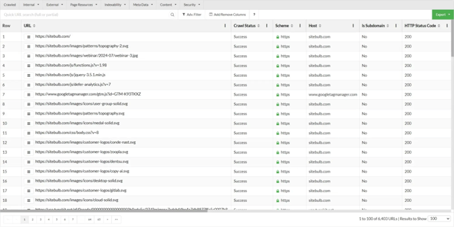 seo site analysis software, Sitebulb