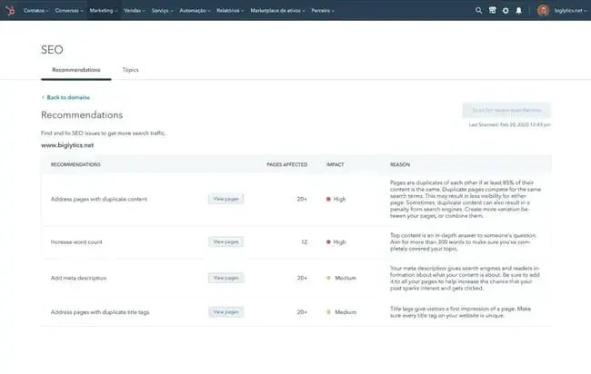 seo site analysis software, hubspot seo software-1