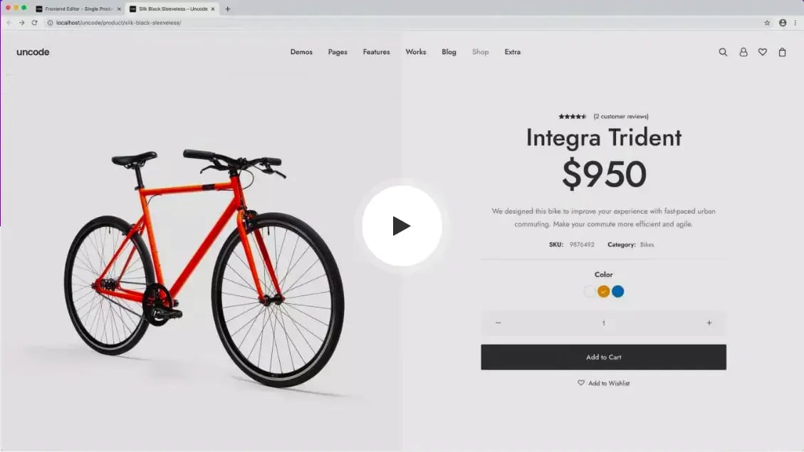 demo of an seo optimized wordpress theme: uncode