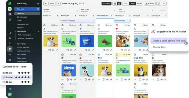 share of voice tools, sprout social