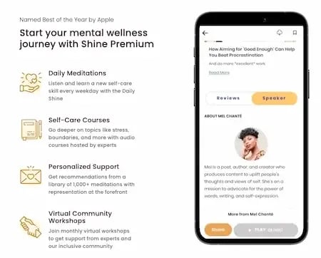 Law of Proximity example: Shine