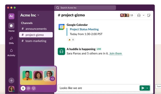 Sales-Enablement-Tool von Slack