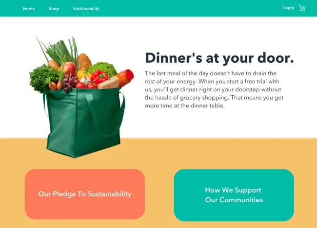 small business website