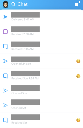 snapchat emoticonos