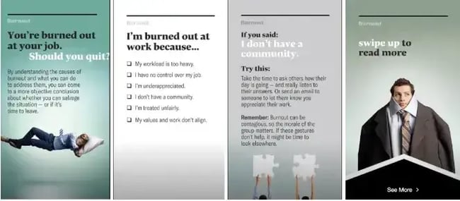 social media content types, disappearing content from harvard business review.