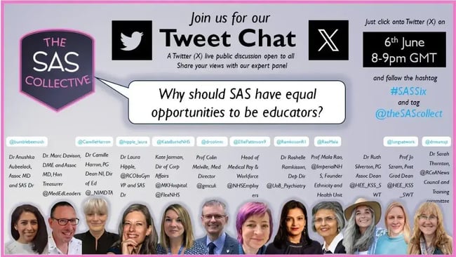 social media formats, audio chat at live rooms example from the sas collective