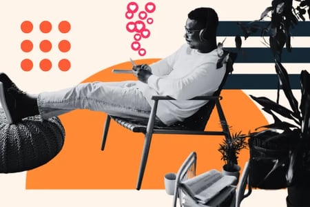 man uses the best social listening tools for brands in 2024