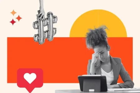 marketer tackling social media marketing challenges