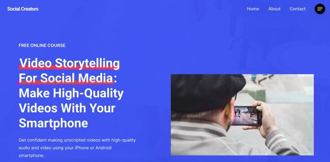Video Storytelling for Social Media by Social Creators