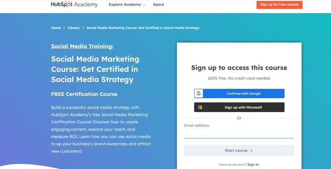 Image of the 51Թ Academy free social media strategy course
