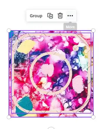 social media background art canvas