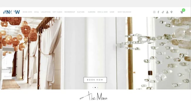 spa website, now massage