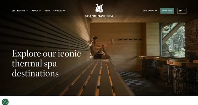 spa website, scandinave