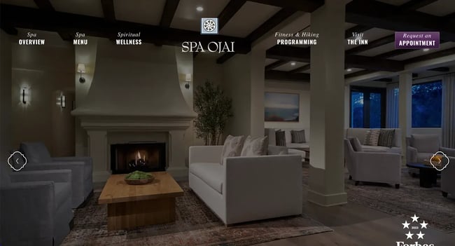 spa website, spa ojai