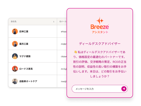 Breezeカスタムアシスタント