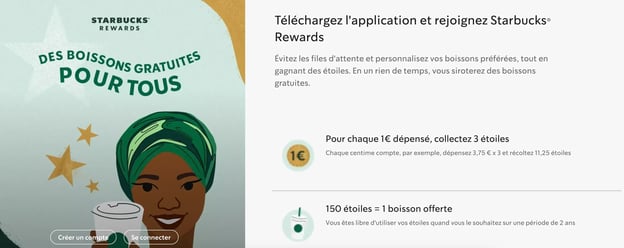 Programme starbucks reward pour bâtir des liens avec la clientèle