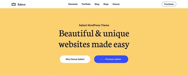 Take a look at the Salient themes sticky menu