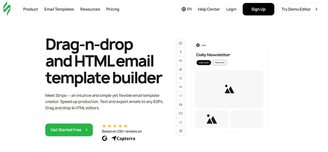 bulk emailing software, Stripos email marketing design tool