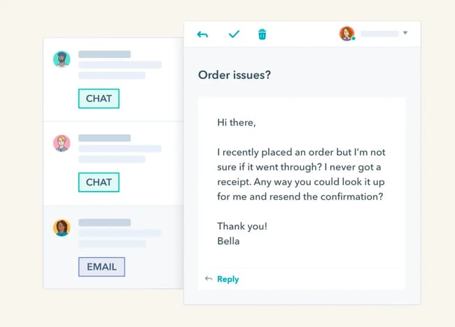 support ticketing from hubspot