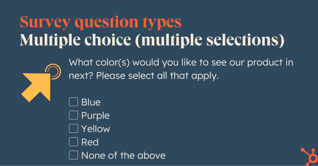 survey multiple choice questions
