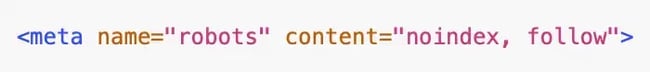 syndicated content, noindex