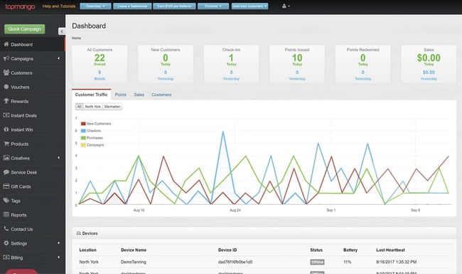 customer loyalty software: TapMango