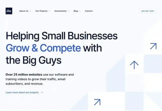 the awesome motive wordpress website example.