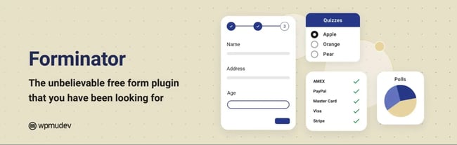 the forminator plugin listing page