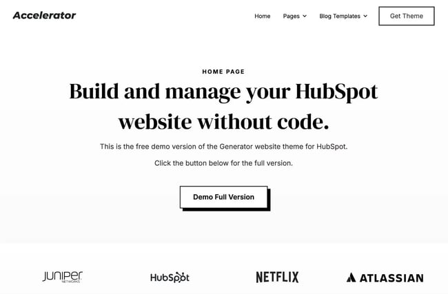 the generator template uses lots of white space