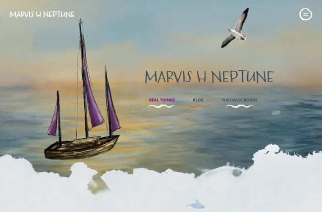 the marvis h neptune hero section from jsl