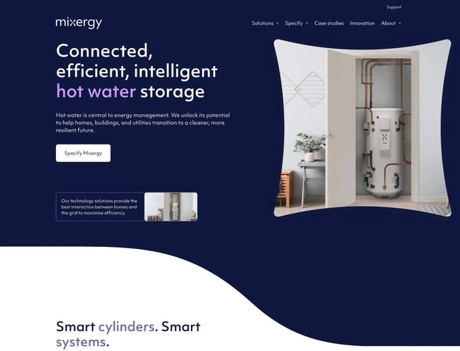 the mixergy wordpress website designed by wholegrain digital