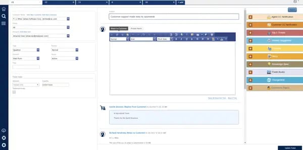 ticketing system: AzureDesk