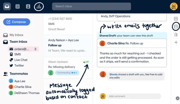 ticketing system: front