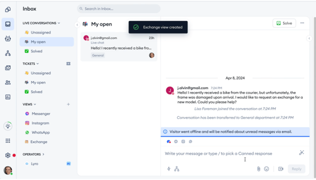help desk software: tidio