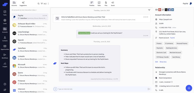 Salesflare AI CRM