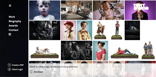 About me website for business professionals, downloading images from DOrios site