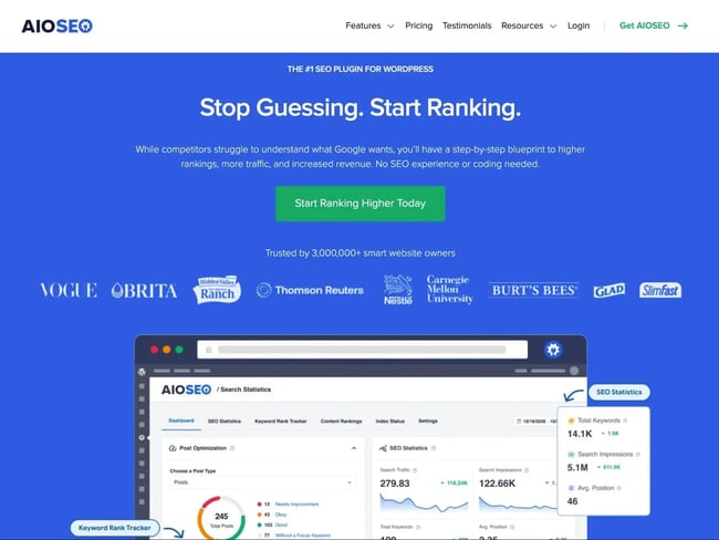 tools for bloggers, aioseo