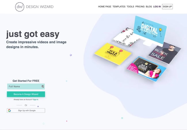 tools for bloggers, designwizard