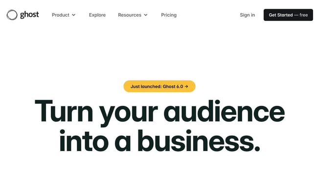 tools for bloggers, ghost