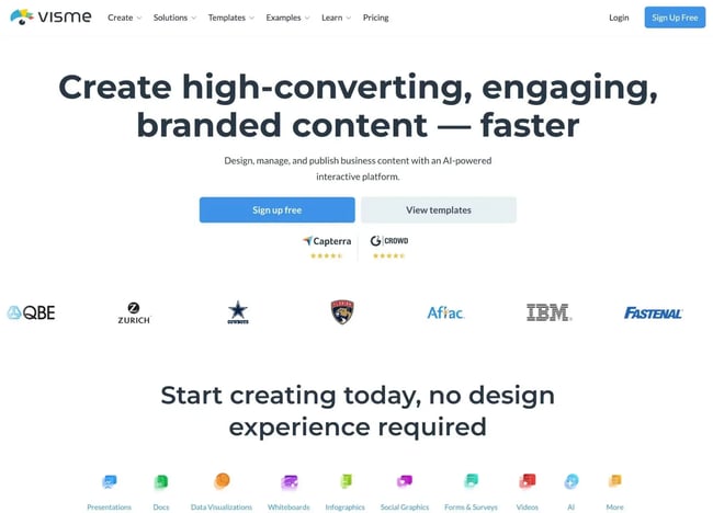 tools for bloggers, visme