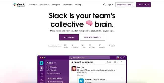tools for international meetings, slack instant messaging for international teams